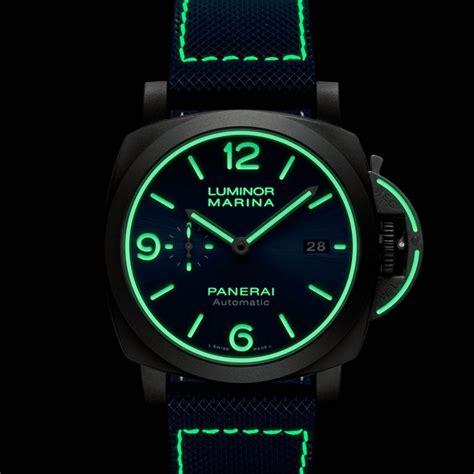 panerai luminor glow in the dark|panerai luminor due black.